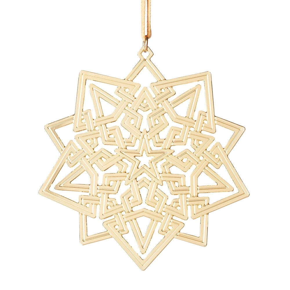 2023 Sterling Silver Star And Snowflake Ornament Set - Image 2