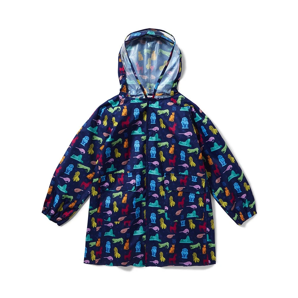 Animals Of The Met Kids' Raincoat