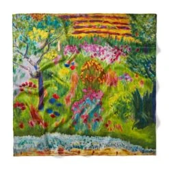 Bonnard Garden Square Silk Scarf