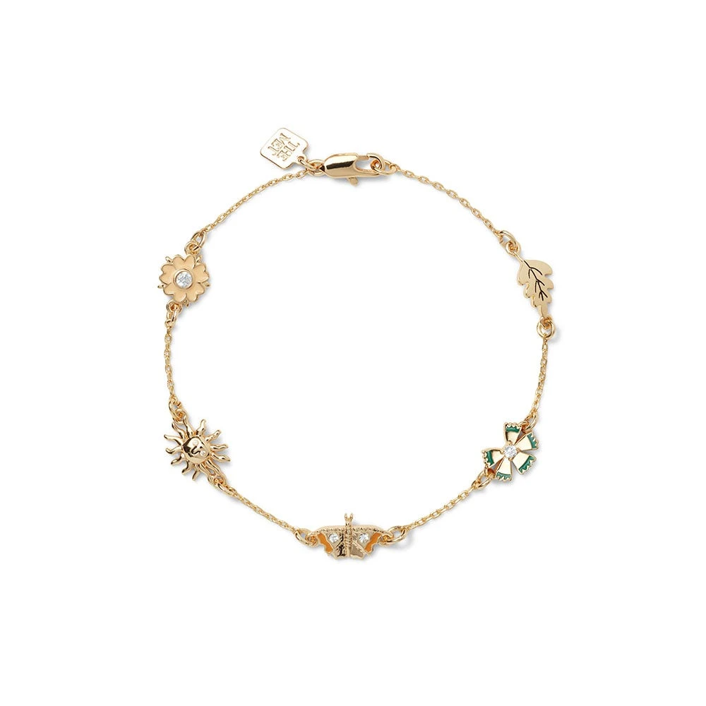 British Tree Of Life Five-Charm Bracelet