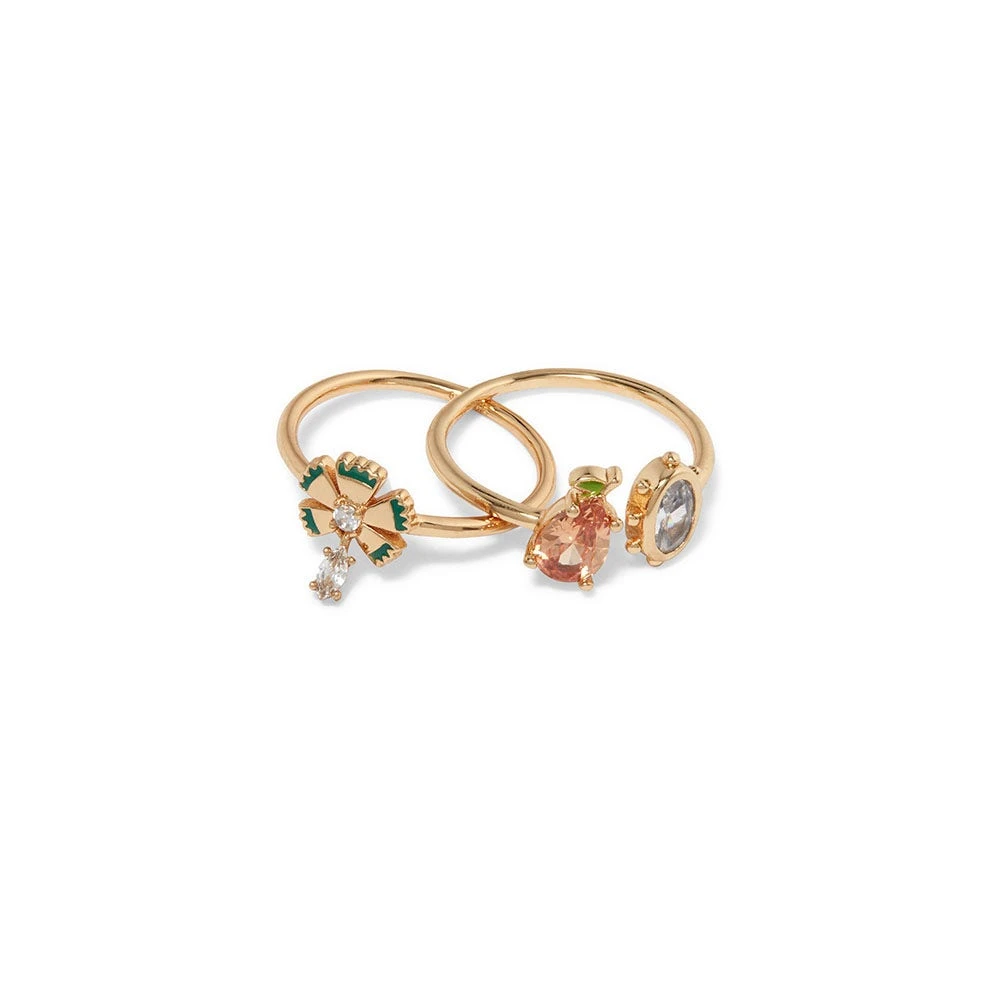 British Tree Of Life Fruit And Flower Ring Set - Image 2
