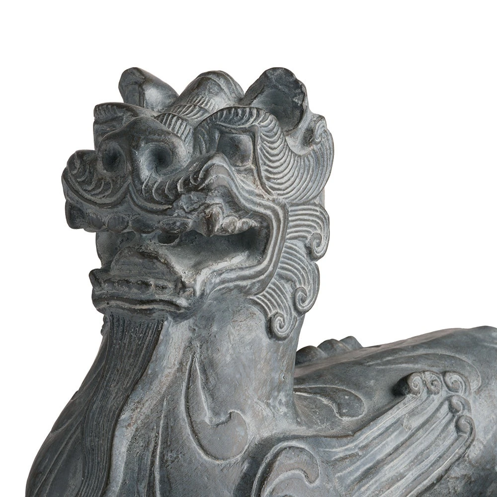 Chinese Guardian Figure Bookends - Image 3