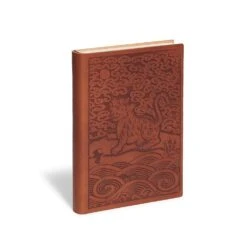 Chinese Tiger Rank Badge Leather Journal