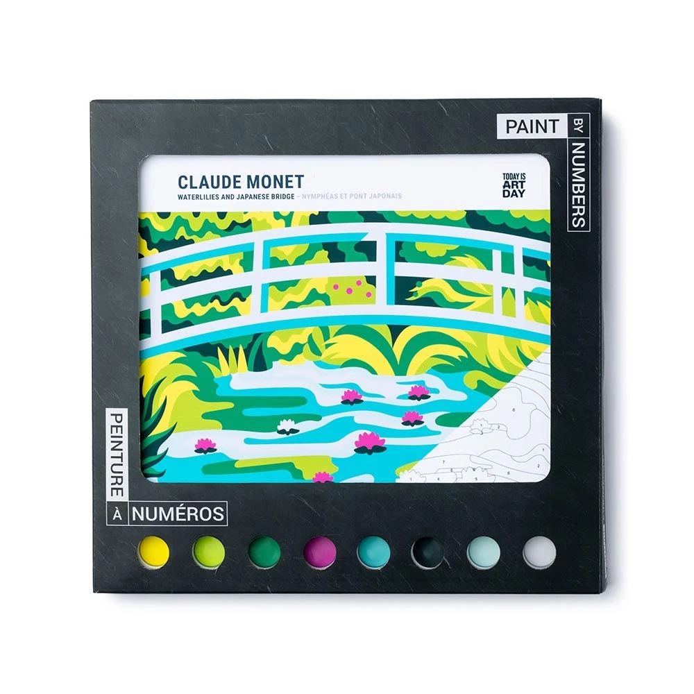 Claude Monet Water Lilies And Japanese Bridge Paint By Numbers Kit