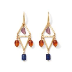 Cypriot Gems Chandelier Earrings