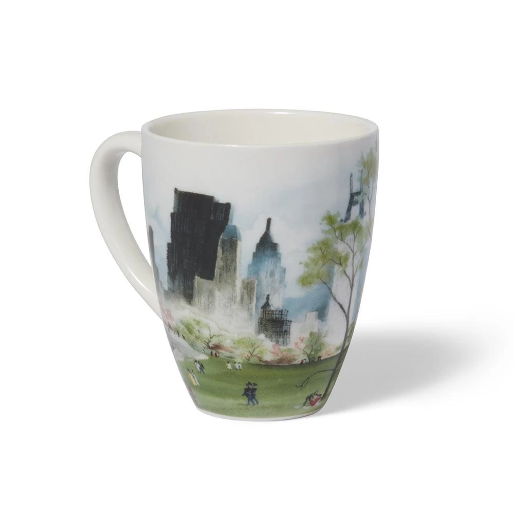 Dehn Spring In Central Park Covered Mug With Tea Infuser - Image 3