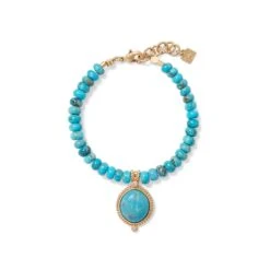 Egyptian Hathor Turquoise Bracelet
