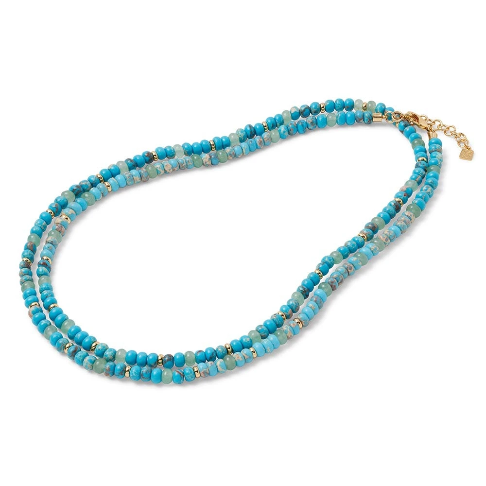 Egyptian Hathor Turquoise Long Necklace - Image 4