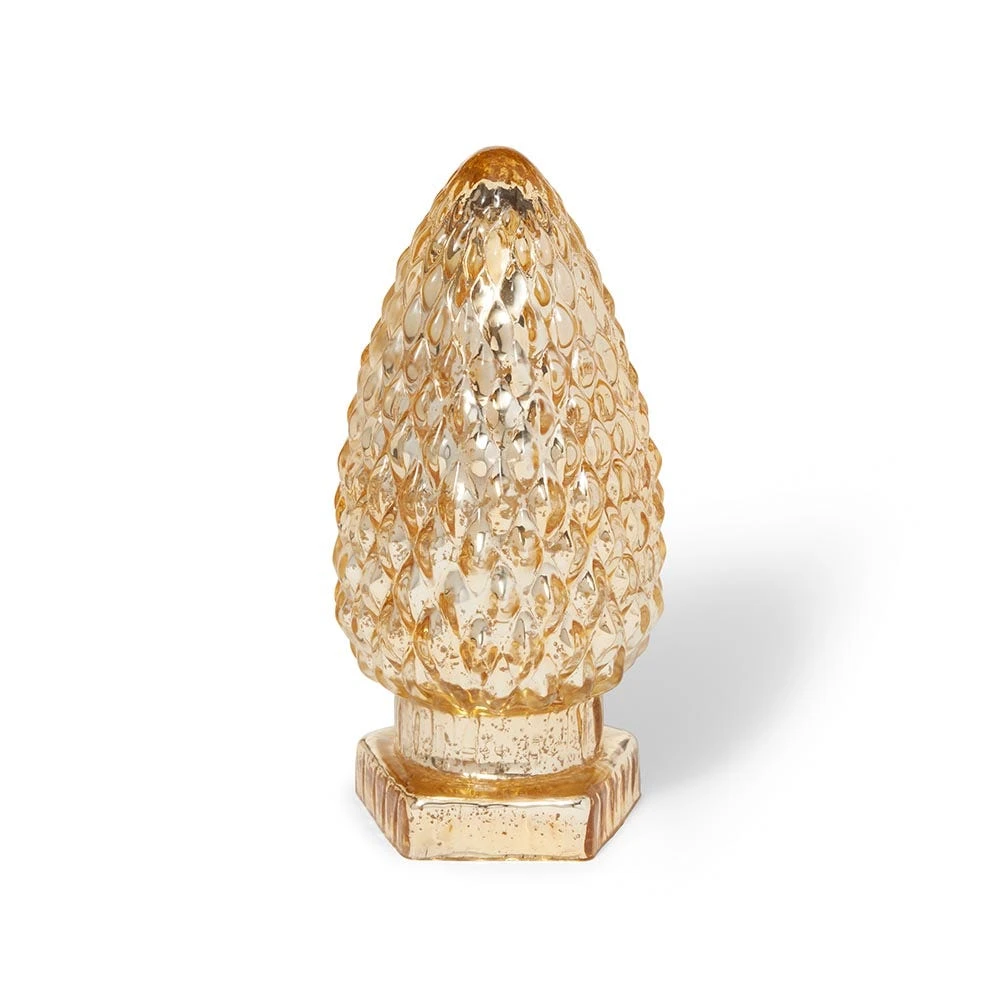 Glass Pine Cone Tabletop Ornament - Image 2