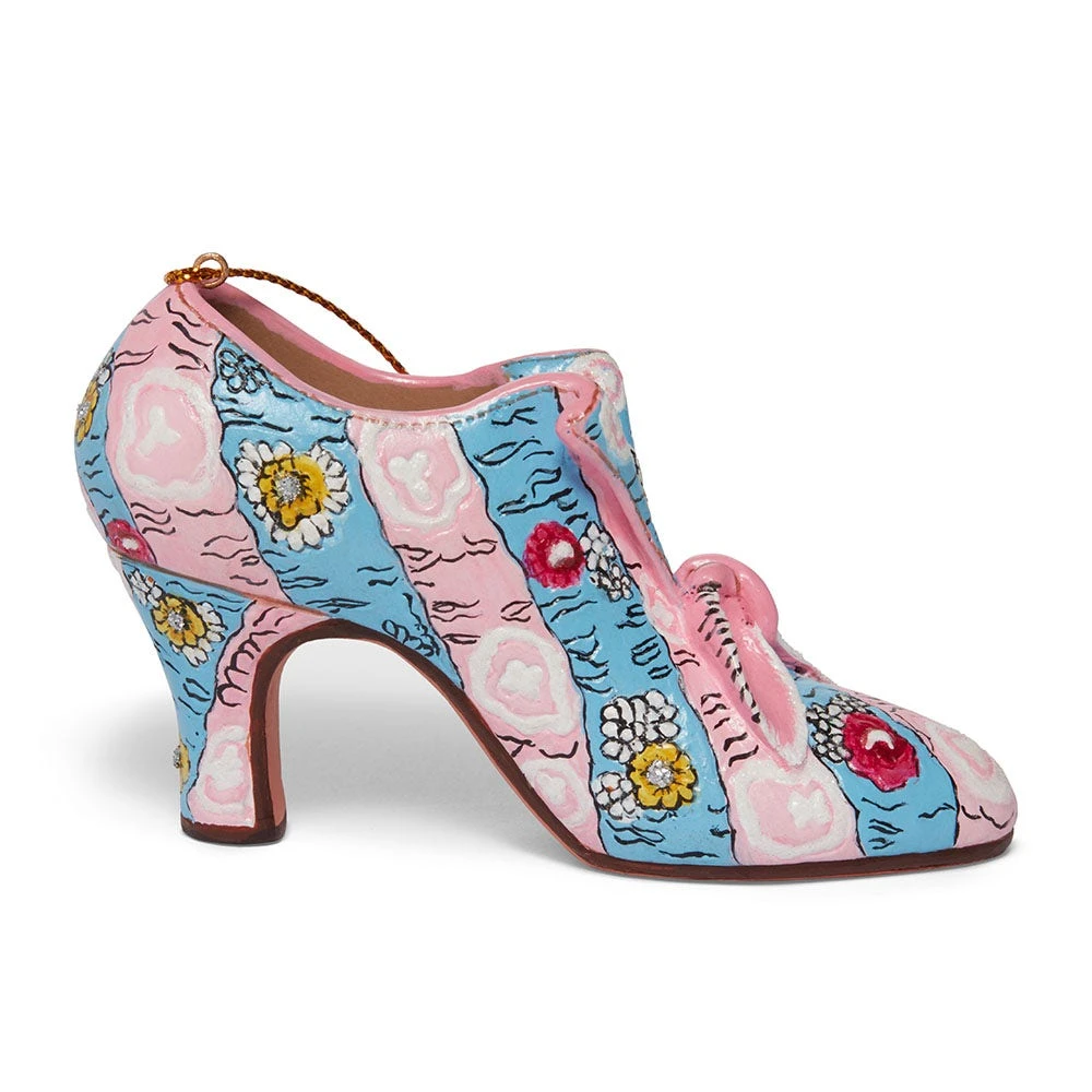 Hearts And Flowers Shoe Ornament - Image 2