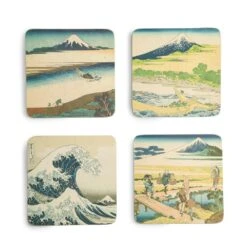 Hokusai Prints Coasters
