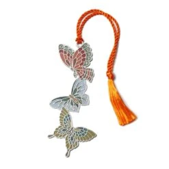 Japanese Obi Butterflies Bookmark
