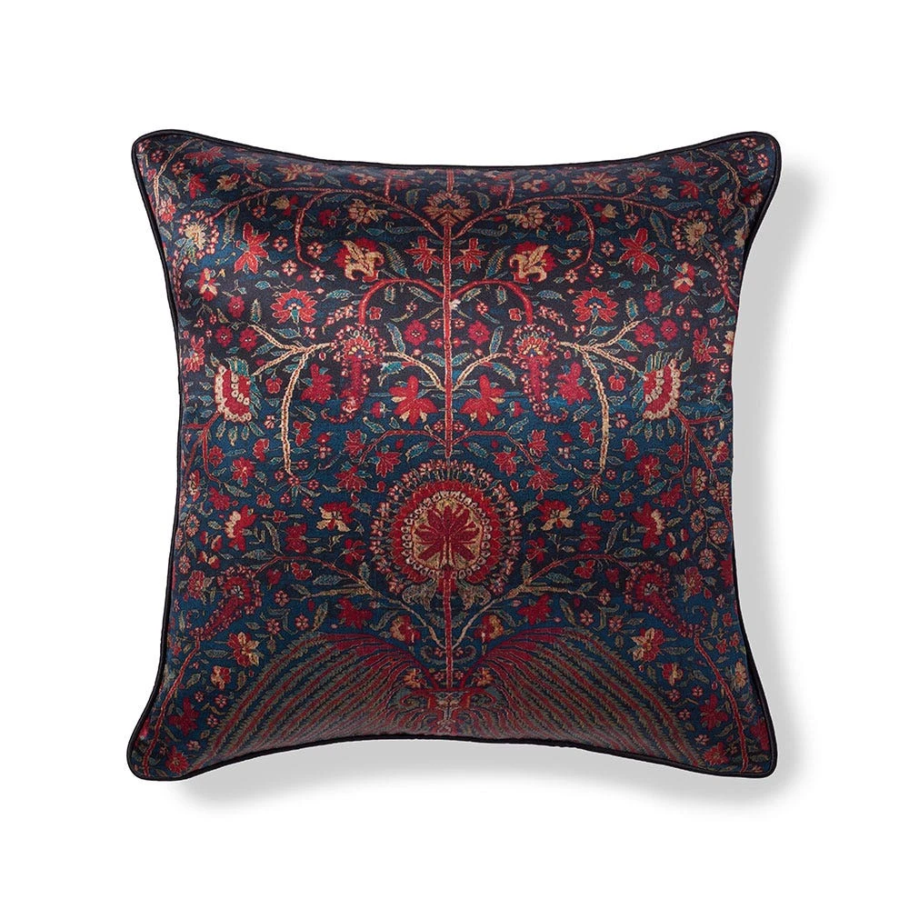 Kashmir Floral Textile Pillow