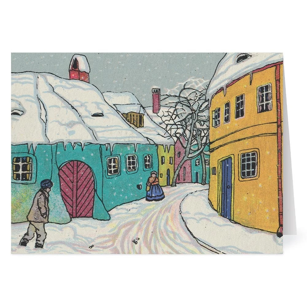 Krenek: Houses In The Snow Holiday Cards