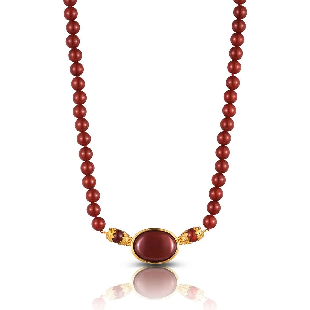 Late Hellenistic Carnelian Necklace - Image 2
