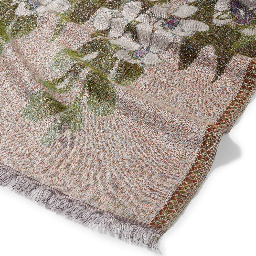 Louis C. Tiffany Gladioli Wool-Blend Shawl - Image 4