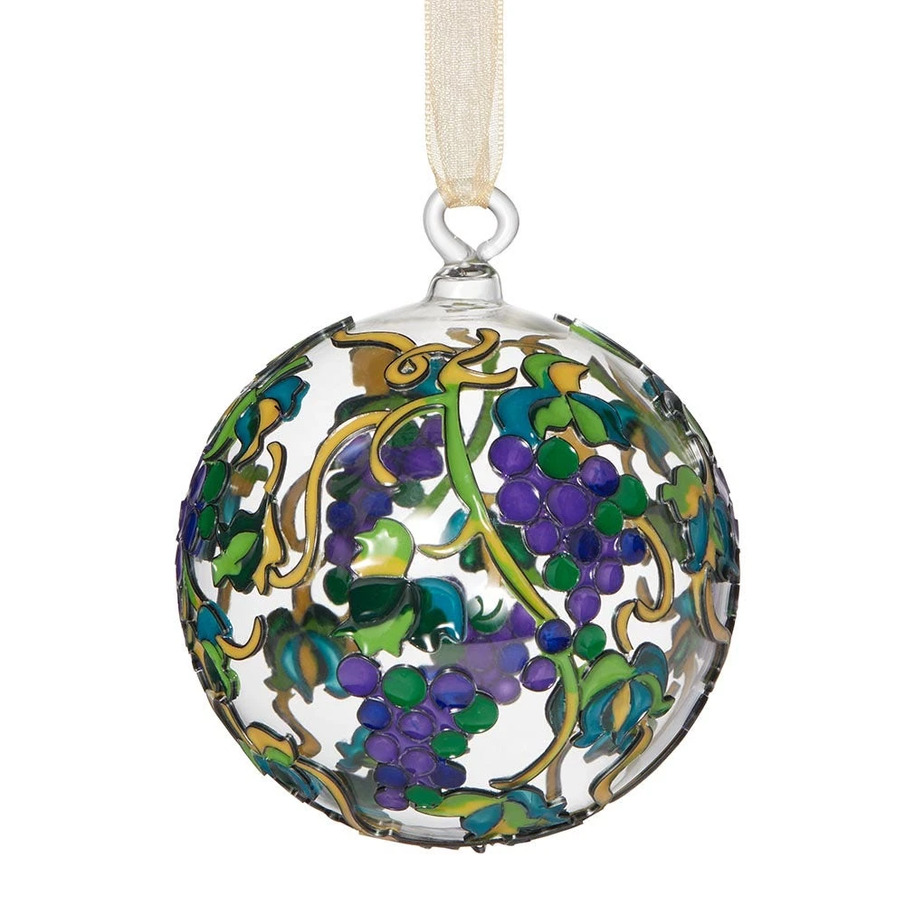 Louis C. Tiffany Grapevine Cloisonné Ornament - Image 2