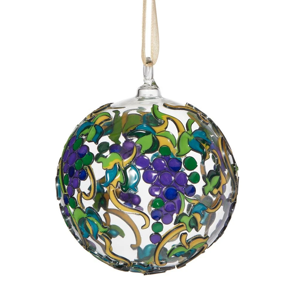 Louis C. Tiffany Grapevine Cloisonné Ornament