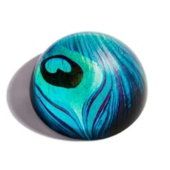 Louis C. Tiffany Peacock Feather Paperweight