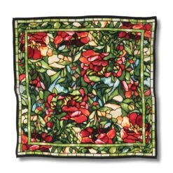 Louis C. Tiffany Peony Silk Neckerchief