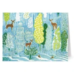 Malta: Deer And Trees Holiday Cards
