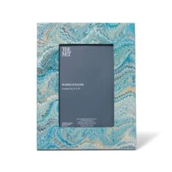 Marbled Paper Rectangular Lacquer Frame