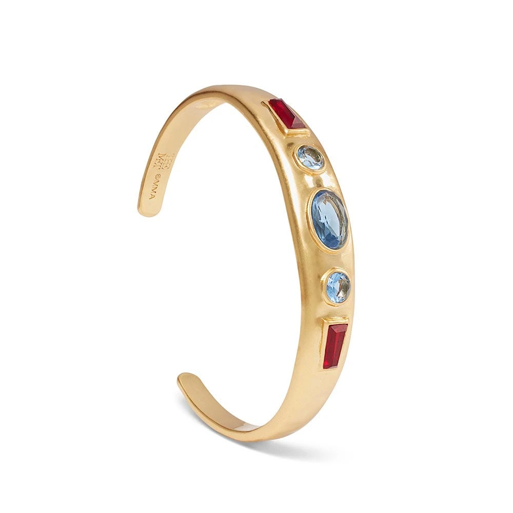 Medieval Stone Cuff Bracelet - Image 2