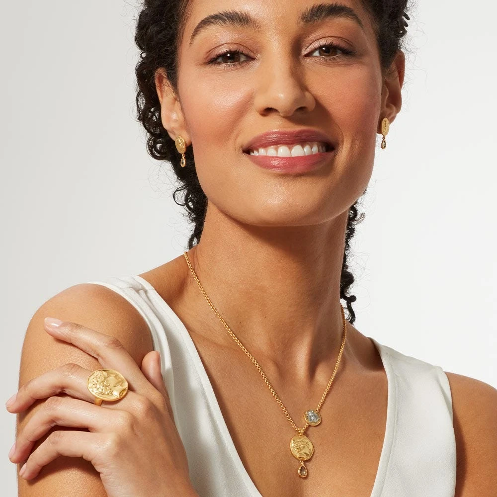 Mediterranean Coin Pendant Necklace - Image 5