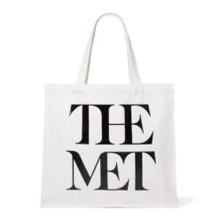 Met Logo Canvas Tote