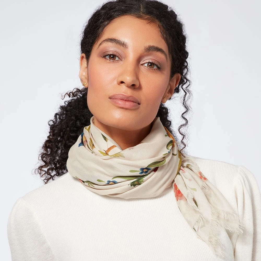 Mexican Sampler Square Cashmere-Blend Scarf - Image 6