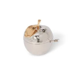 Michael Aram Apple Judaica Honey Pot