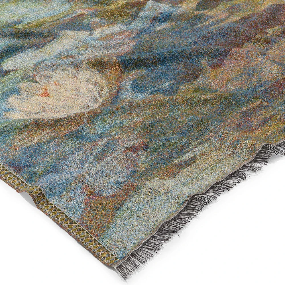 Monet Bridge And Water Lilies Shawl - Image 5