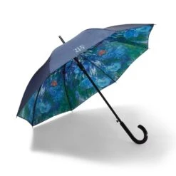 Monet Water Lilies Stick Umbrella