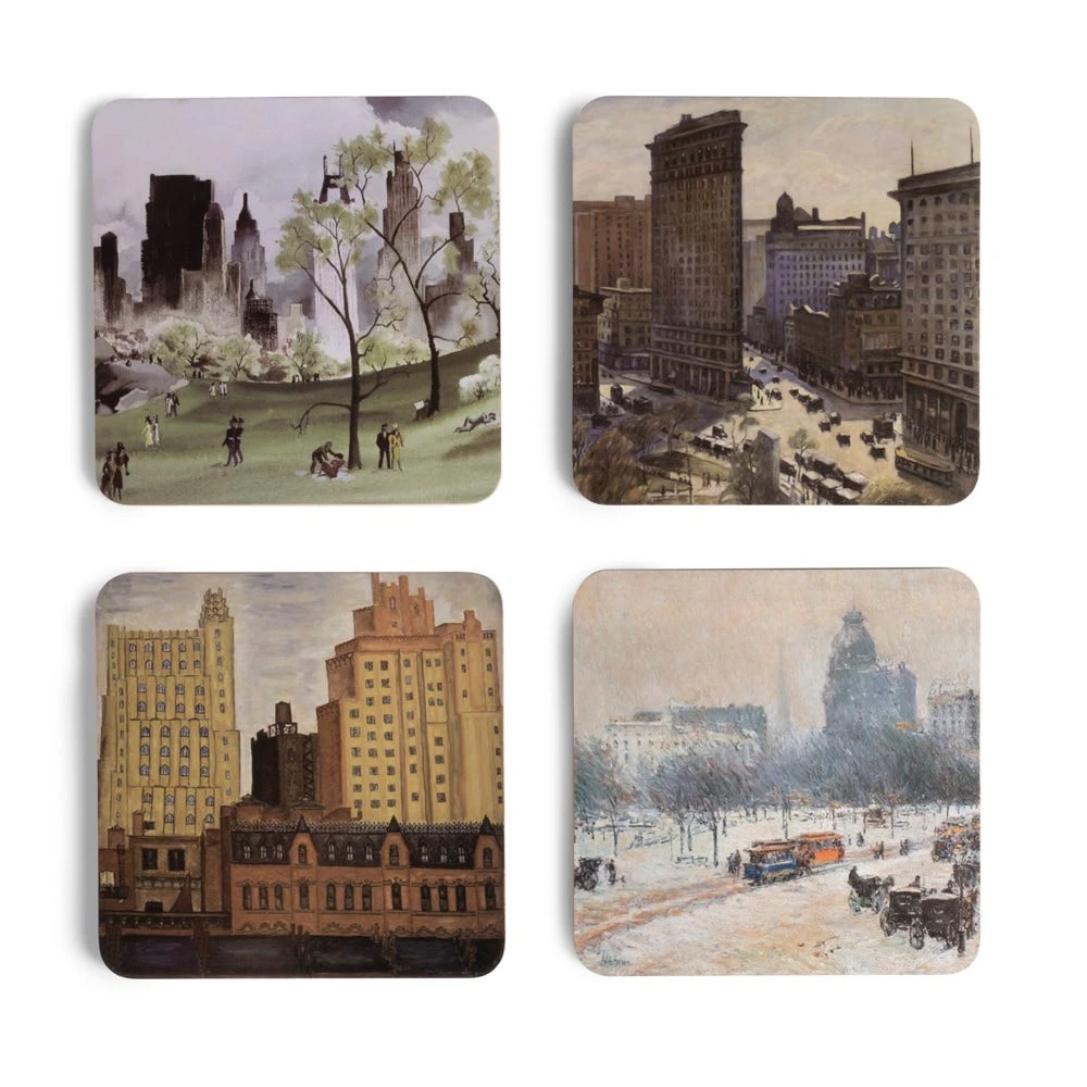 New York In Art Coasters