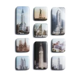 New York Postcards Museum Magnets