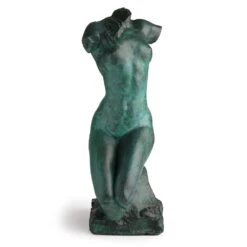 Paul Wayland Bartlett: Seated Torso Of A Woman Sculpture