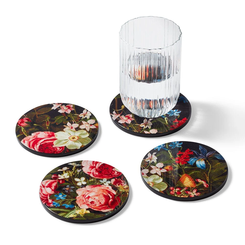 Peeters Bouquet Of Flowers Lacquer Coasters - Image 2