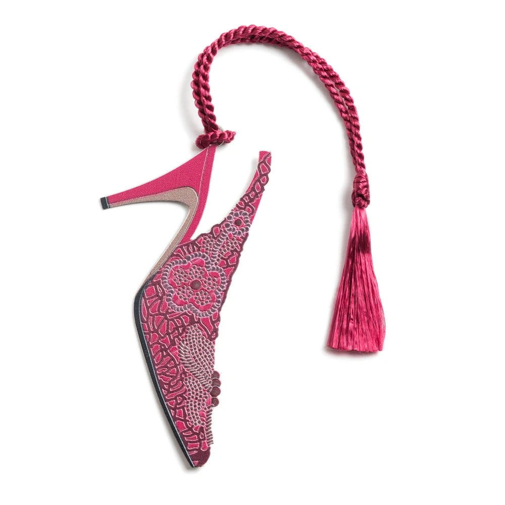 Pink Shoe Bookmark