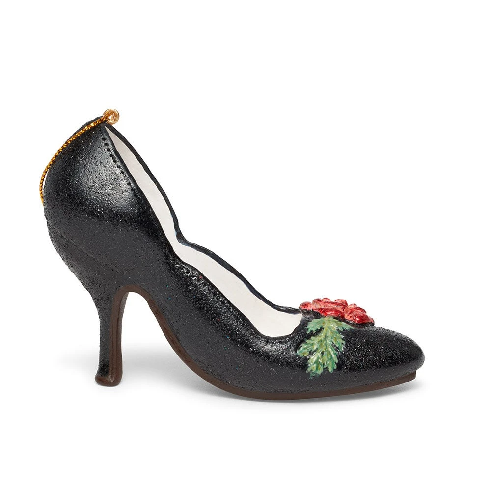 Red Bloom Pump Shoe Ornament - Image 3