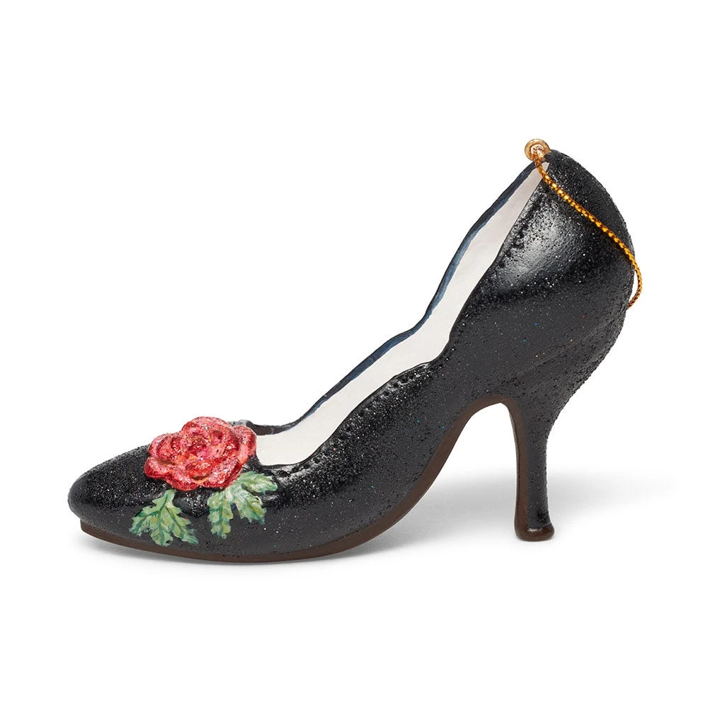 Red Bloom Pump Shoe Ornament - Image 4