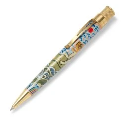 Retro 1951 Chinese Tiger Rank Badge Pen