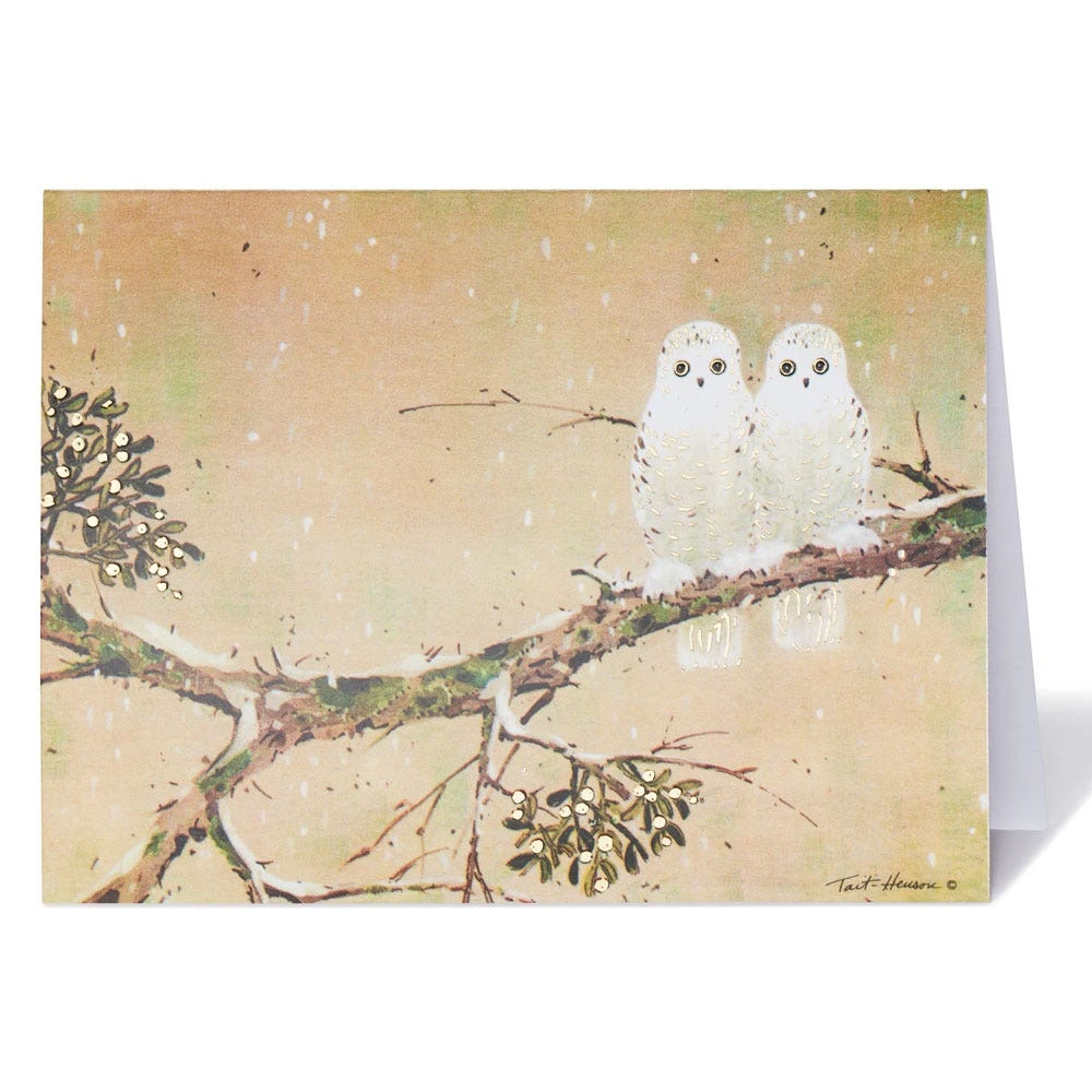 Tait-Henson: Two On A Perch Holiday Cards