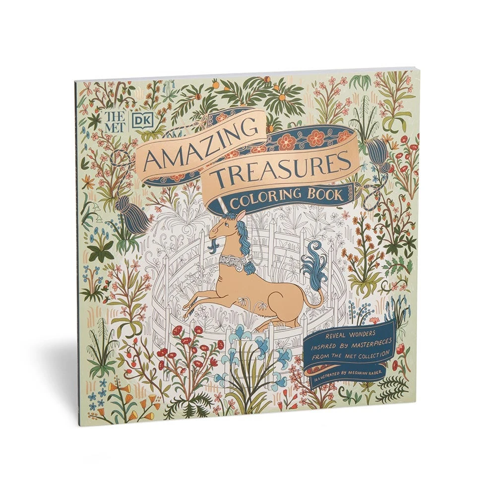 The Met Amazing Treasures Coloring Book