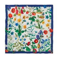 The Met Cloisters Garden Square Silk Scarf