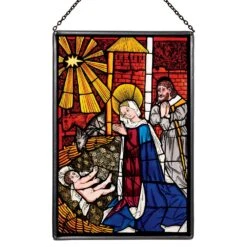 The Nativity Glass Panel