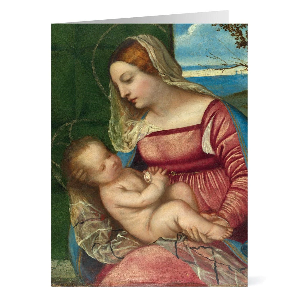 Titian: Madonna And Child Holiday Cards
