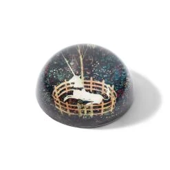 Unicorn In A Garden Paperweight