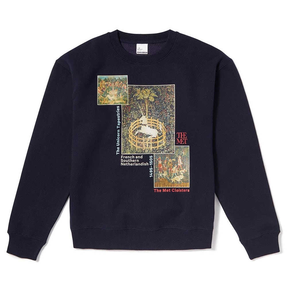 Unicorn Tapestries Crew Neck Sweatshirt