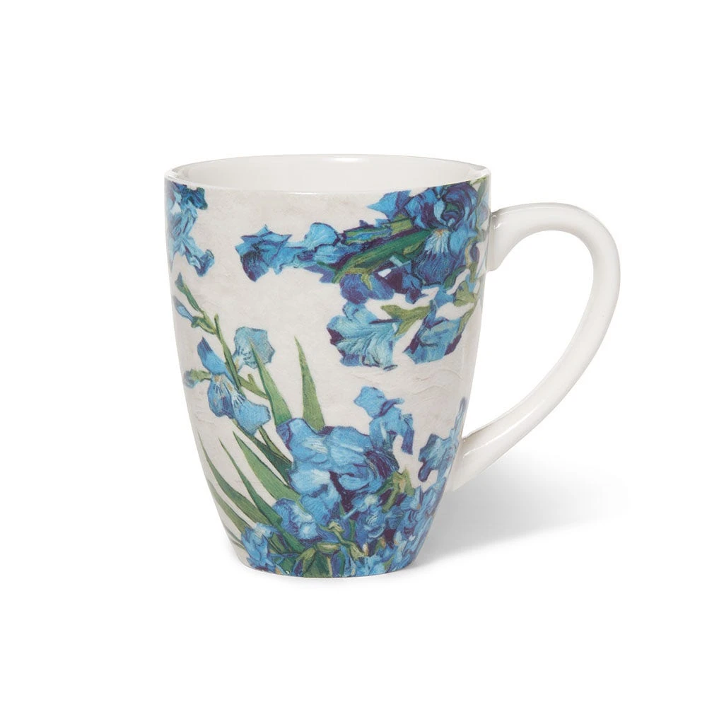 Van Gogh Irises Covered Mug With Tea Infuser - Image 2