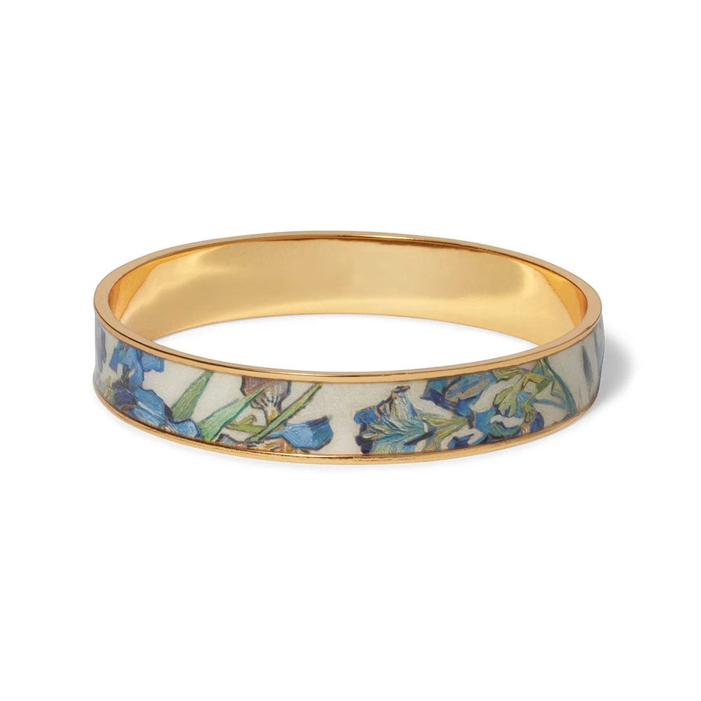 Van Gogh Irises Enamel Bangle